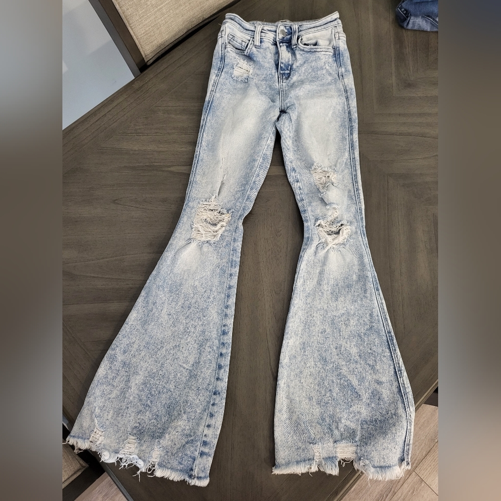 Girls size 22 Flying Monkey Flare Jeans